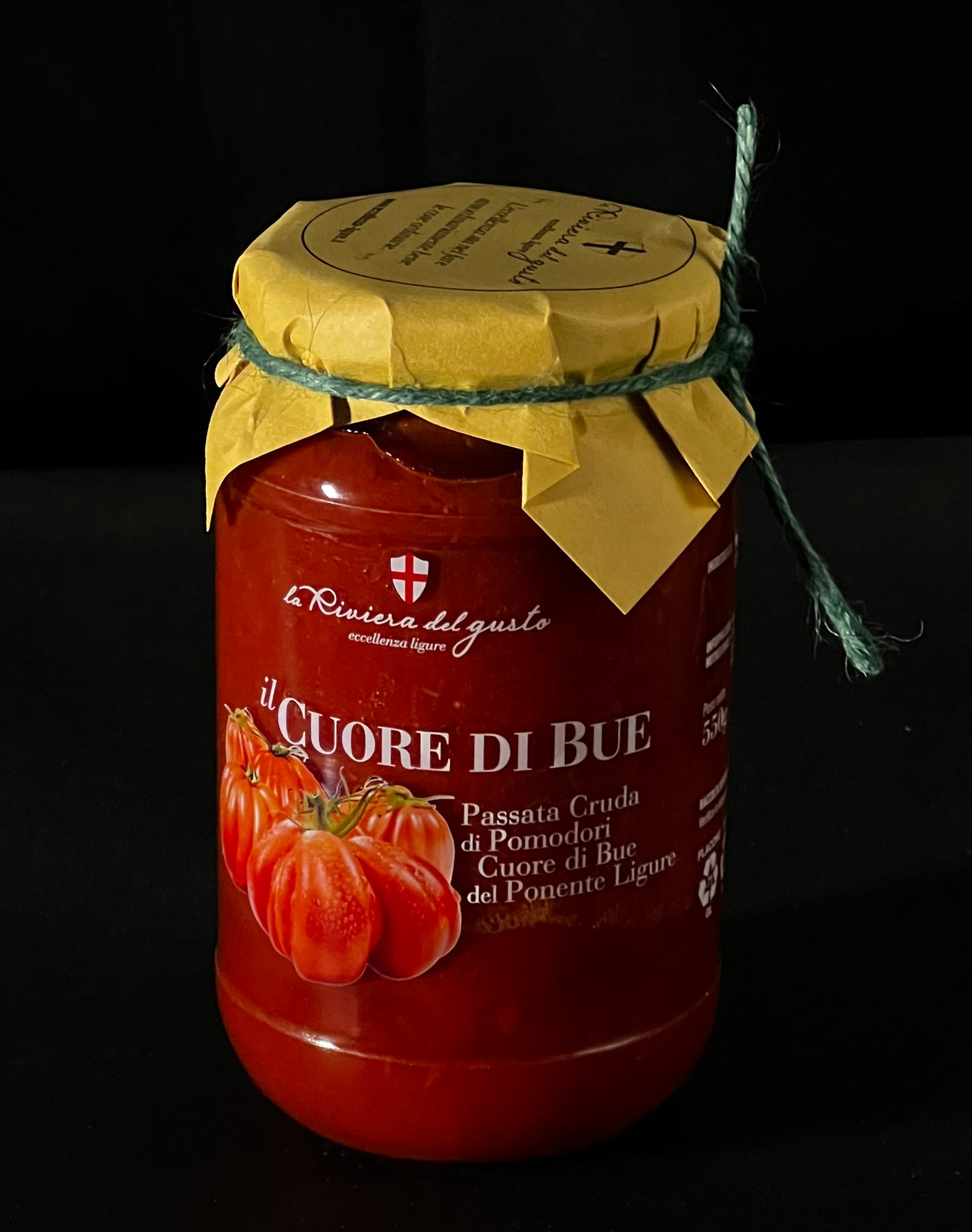 Il cuore di bue - passata cruda di pomodori cuore di bue del ponente ligure