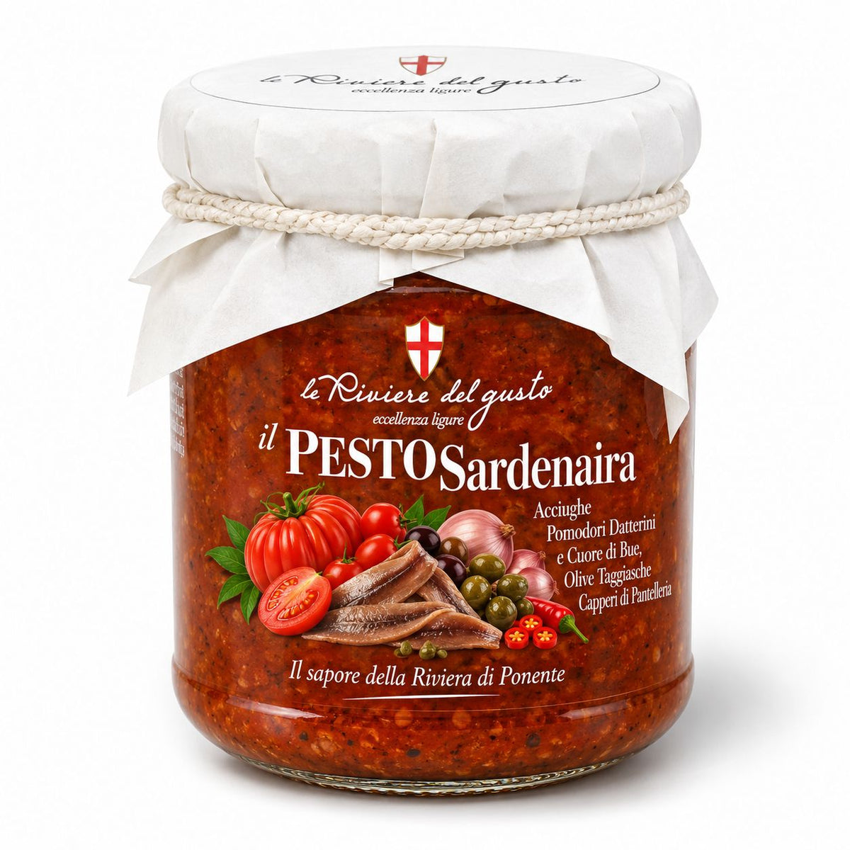 Il Pesto Sardenaira – vasetto da 180 g, Eccellenza Ligure