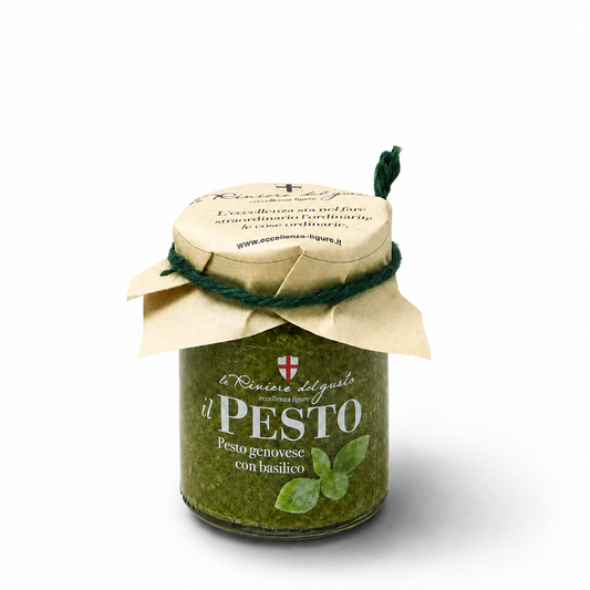 Pesto Genovese 100% naturale - Zero conservanti, zero acidificanti, solo bontà.