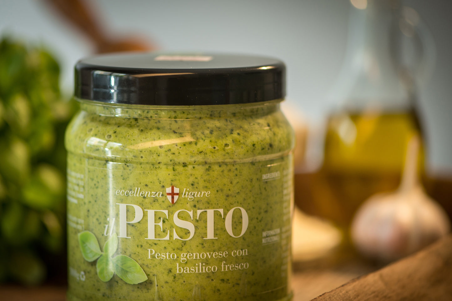 Pesto Genovese con Basilico Fresco 4 barattoli da 250g- Imballo e spedizione nazionale Inclusa!